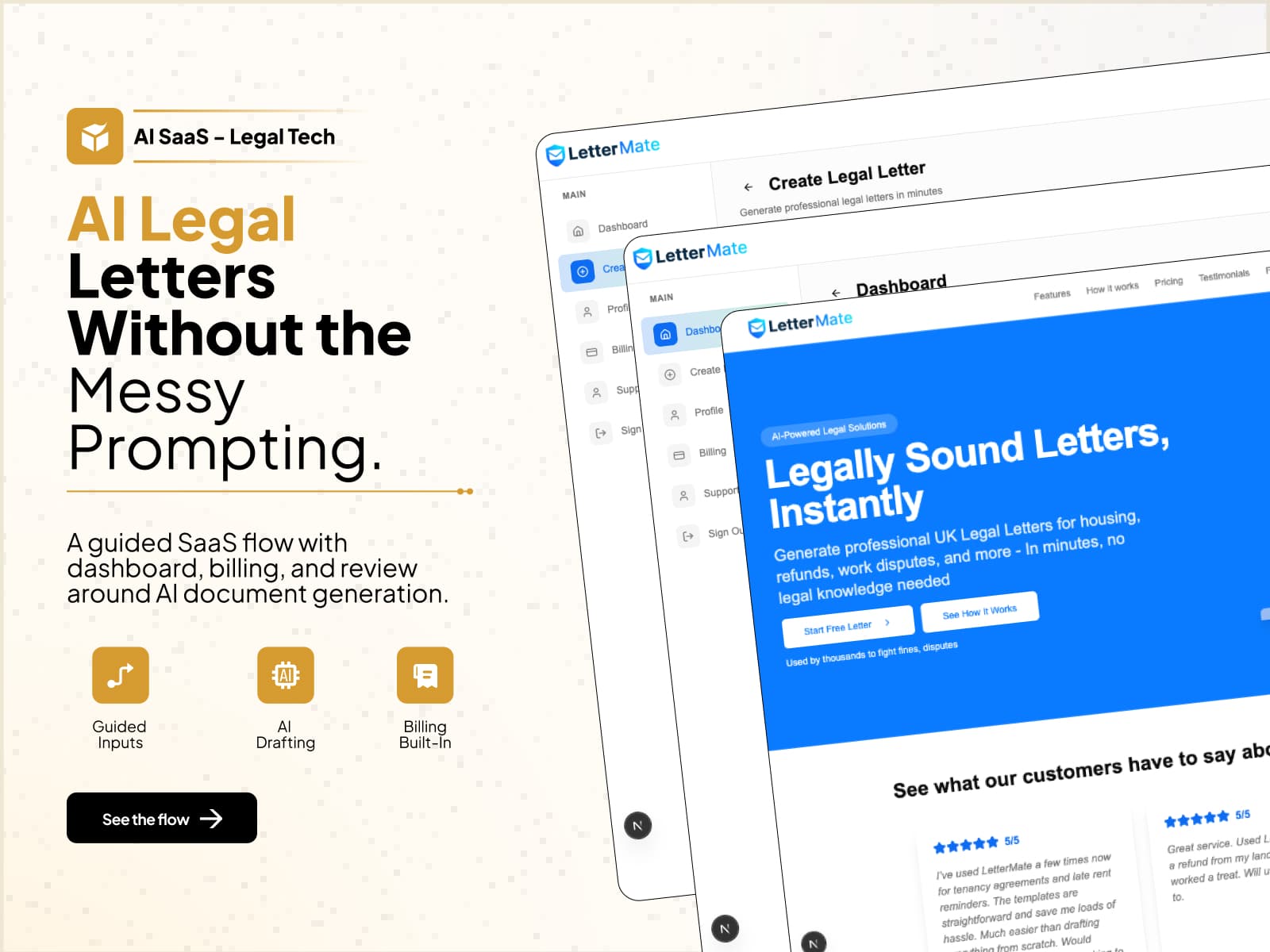 Lettermate AI legal letters case study cover